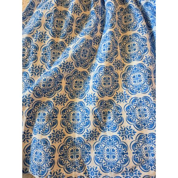 Paisley Lane Blue and White Ruffled Sleeveless Dress size 7 - Picture 3 of 7